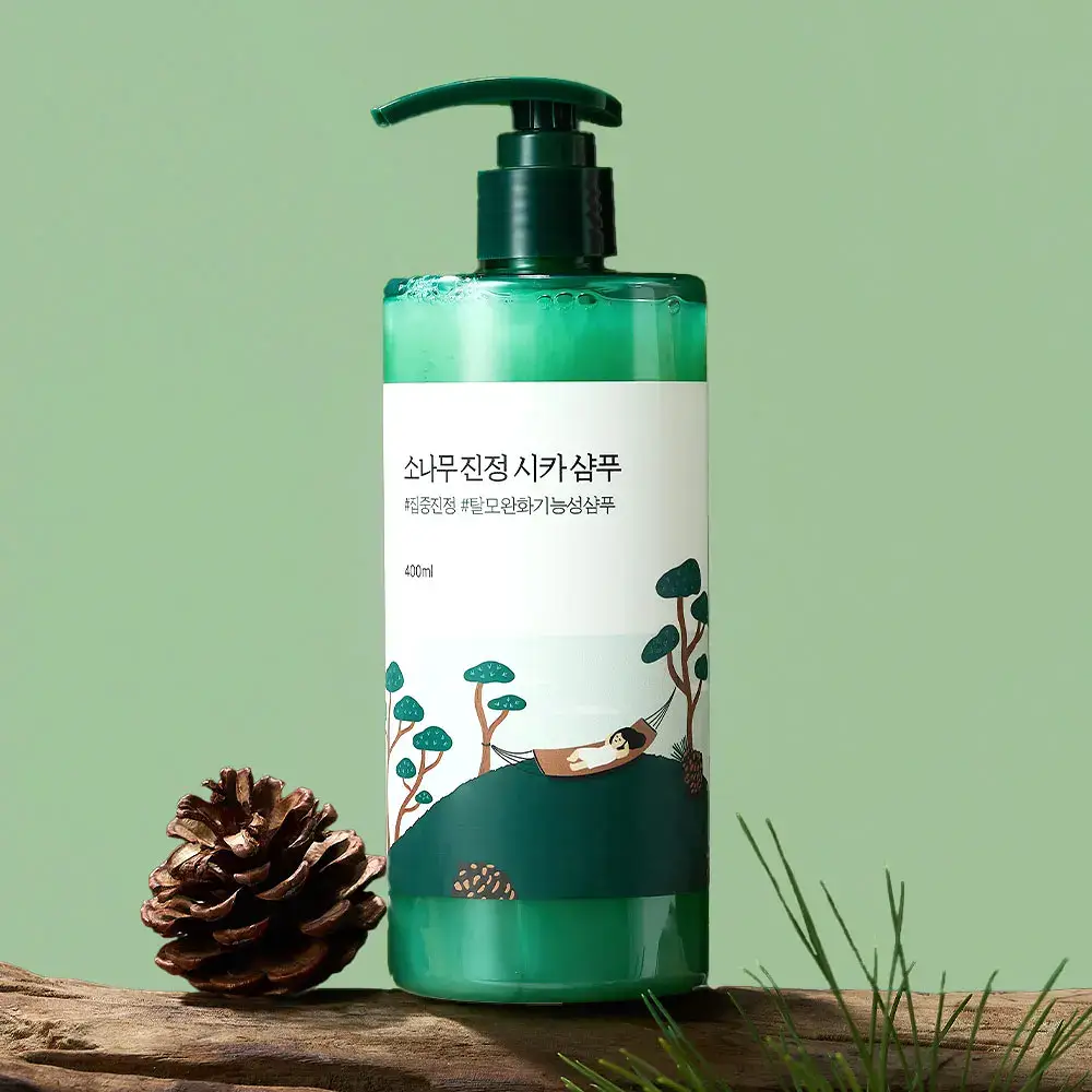 [탈모완화] 라운드랩 소나무 진정 시카 샴푸 400ml